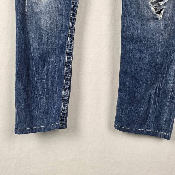 Big Star Liv Skinny Jeans 28R Distressed Medium Wash - Picture 4 of 12